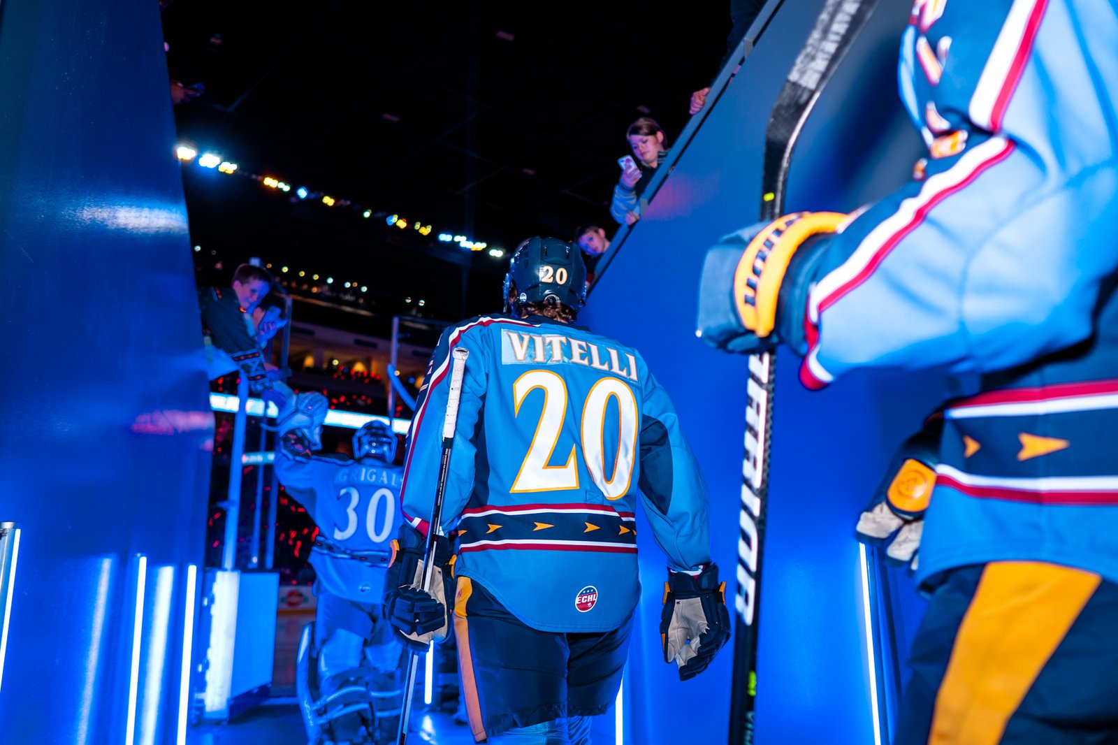 Atlanta Gladiators Thrashers Night player walkout